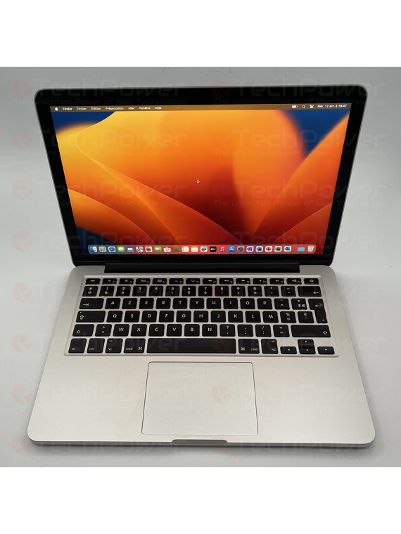 MacBook Pro Retina 13" avec i5, 16Go RAM, 512Go SSD
