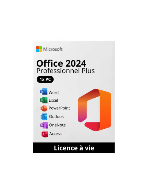Pack Office 2024 Professionnel Plus - Licence à vie