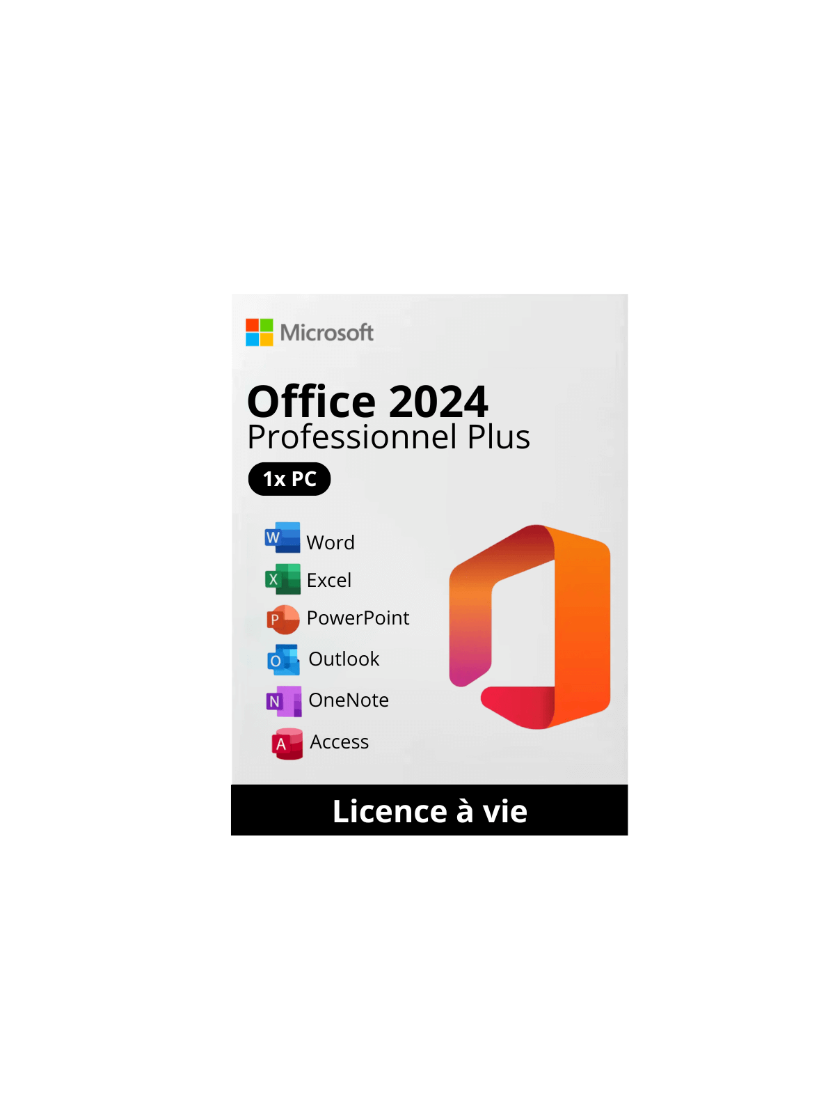 Pack Office 2024 + Mise à jour 2026 - Licence à vie