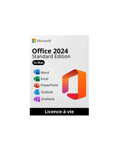 Pack Office 2024 + mise à jour 2026 - Licence à vie