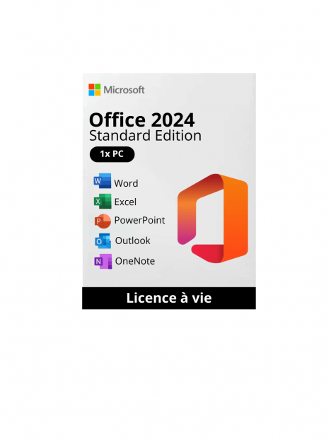 Office 2024 pour PC - Licence à vie, productivité maximale