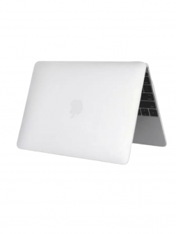 Coque de protection blanche matte pour MacBook