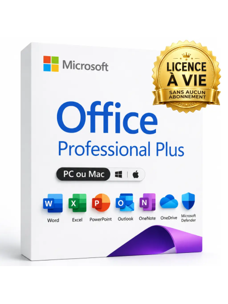Pack Office 2024 Professionnel Plus - Licence à Vie, Efficacité & Innovation