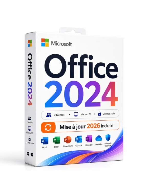 Pack Office 2024 Professionnel Plus - Licence à Vie, Efficacité & Innovation