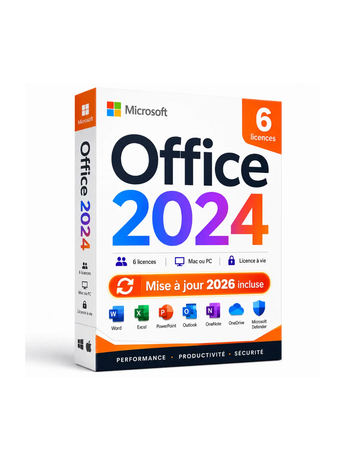 Pack Office 2024 Professionnel Plus - Licence à Vie, Efficacité & Innovation