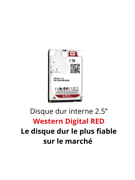 Disque dur externe WD Red 1To USB/ USB-C