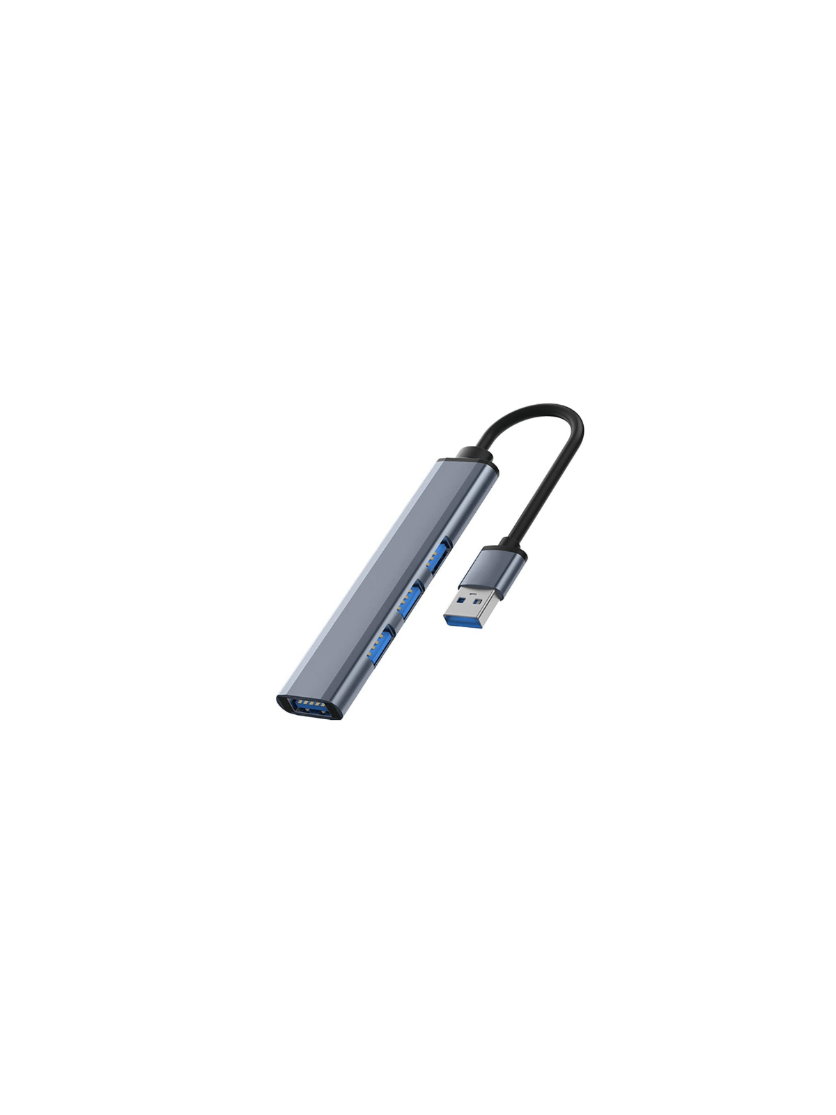 Hub USB 3.0 adapté pour Mac et PC, 4 ports