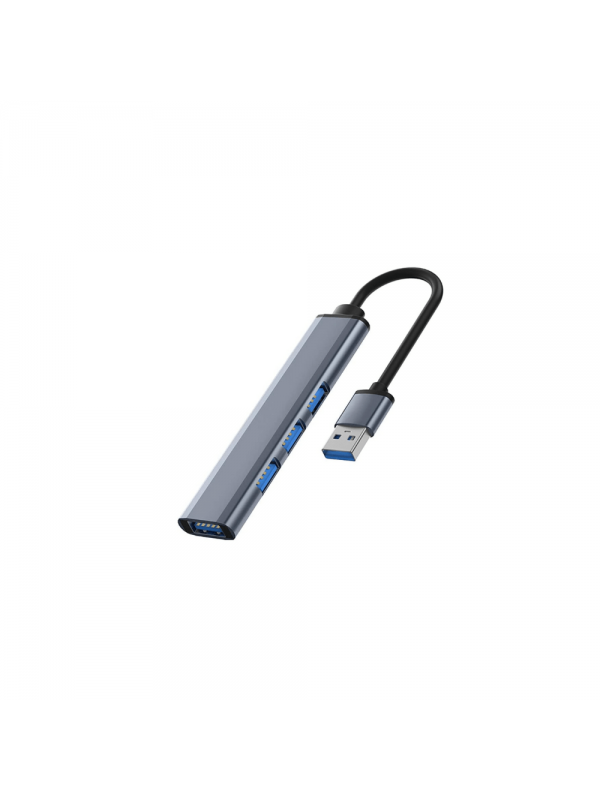 Hub USB 3.0 adapté pour Mac et PC, 4 ports