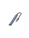Hub USB 3.0 adapté pour Mac et PC, 4 ports