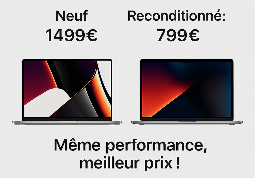 Pourquoi un MacBook reconditionné est un meilleur investissement qu’un neuf ?